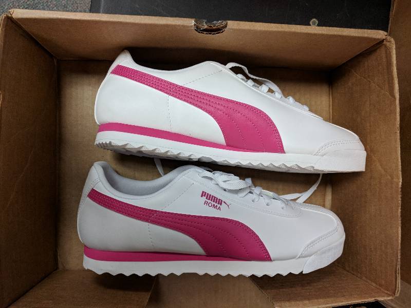 lot 155 image: PUMA JR ROMA BASIC White-Fuchsia 7