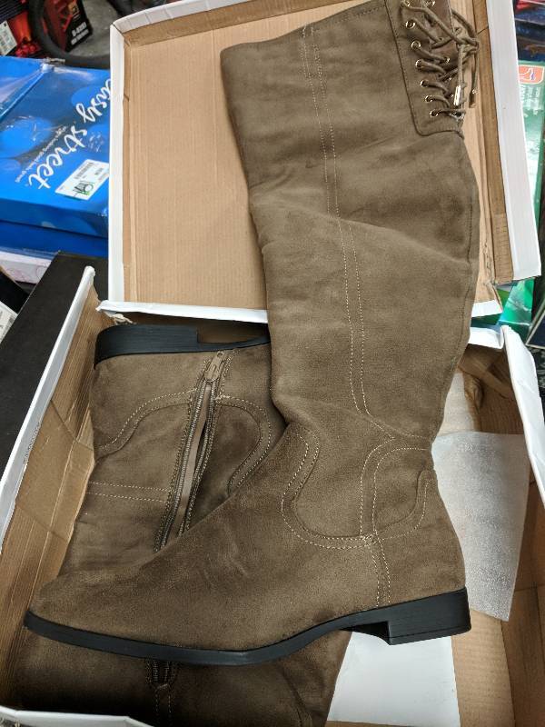 lot 167 image: XOXO Trish 2 Over-the-Knee Boot Taupe 11