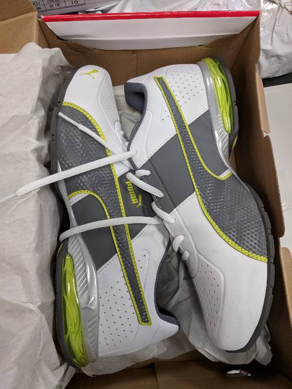 lot 170 image: PUMA CELL SURIN 2 FM White-Gray-Yellow 10