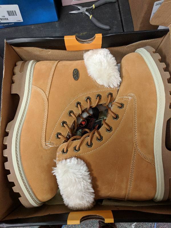 lot 4 image: Lugz Kids Grade School Empire Hi Fleece-Lined Boot - Golden Wheat 7