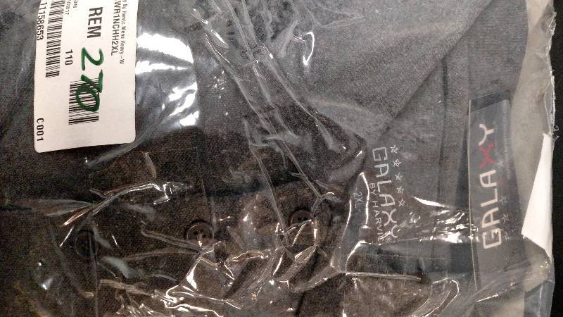 lot 270 image: Galaxy by Harvic Mens Ribbed Tank Top - Charcoal XX Large