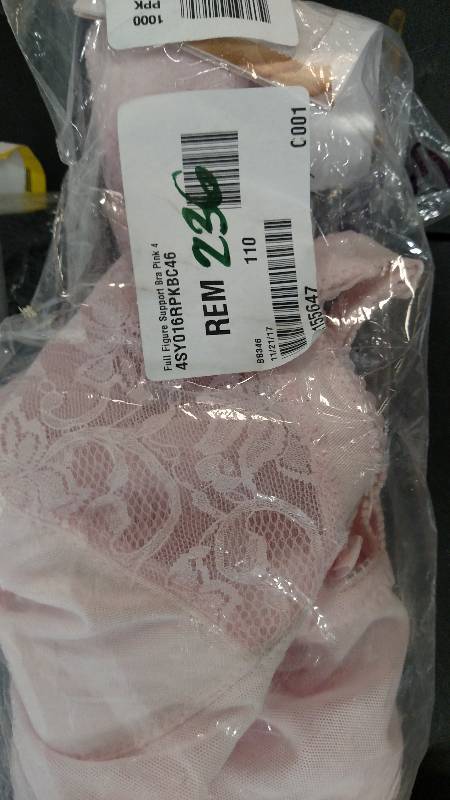 lot 236 image: Glamorise MagicLift Full-Figure Support Bra - Pink 46 C