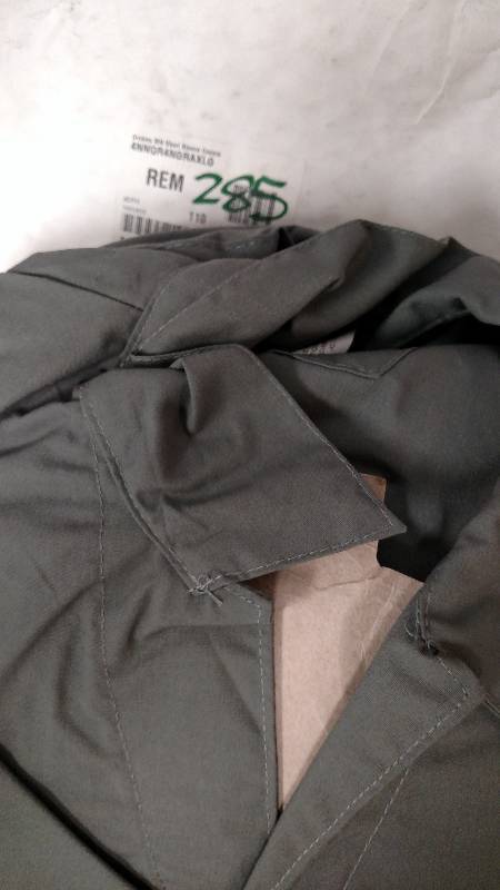lot 285 image: Dickies Mens Tall Short-Sleeved Coverall Gray X Large