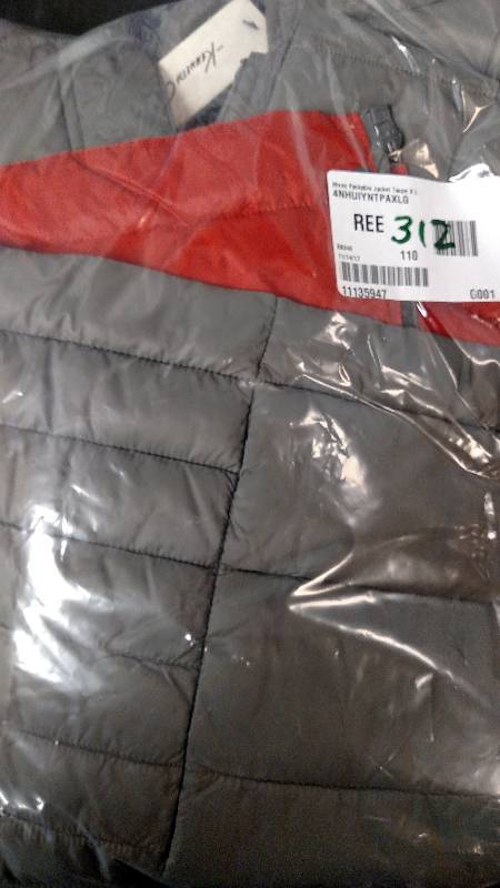 lot 312 image: Kenneth Cole Mens Packable Jacket - Taupe X Large