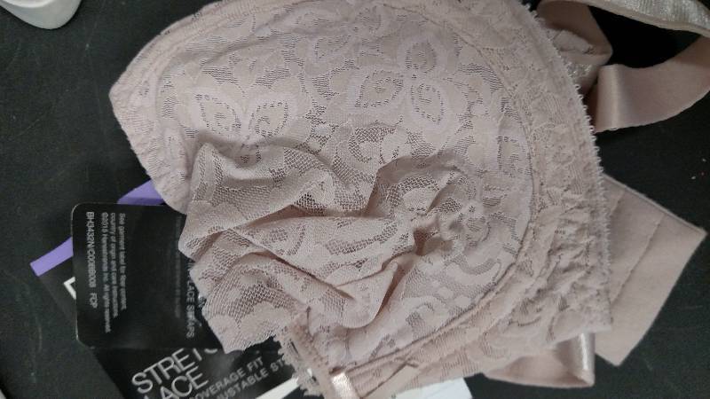 lot 314 image: Bali Lace Seamless Underwire Bra Rosewood 32 DD