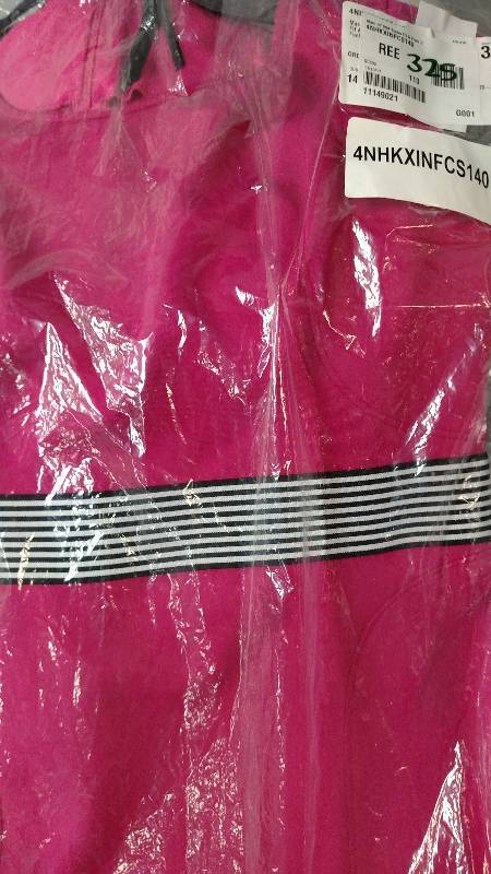lot 325 image: Marc NY by Andrew Marc Scuba Fit and Flare Dress Fuchsia 14