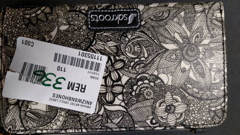 lot 336 image: sakroots Artist Circle Large Smartphone CrossbodyWallet