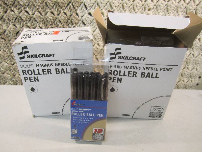 lot 86 image: Lot of 144 Roller Ball Pens 2 boxes...