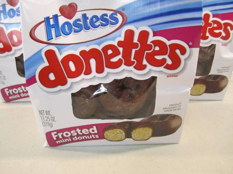 lot 103 image: 3 Bags of Hostess Donettes Chocolat...