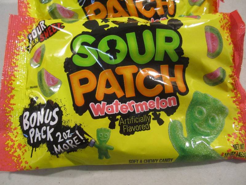 lot 107 image: 3 Bags of Sour Patch Watermelon Sof...