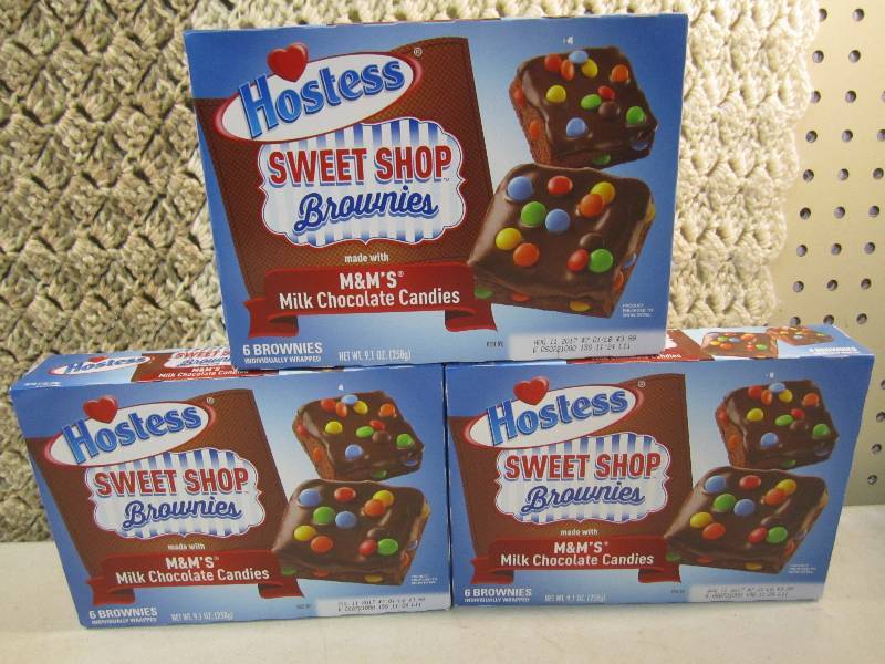 lot 116 image: 3 Boxes of Hostess Sweet Shop Brown...
