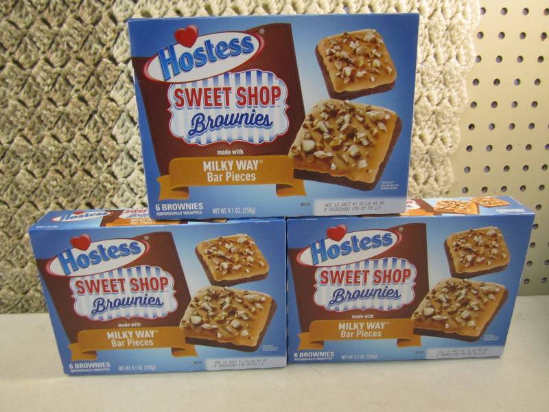 lot 119 image: 3 Boxes of Hostess Sweet Shop Brown...