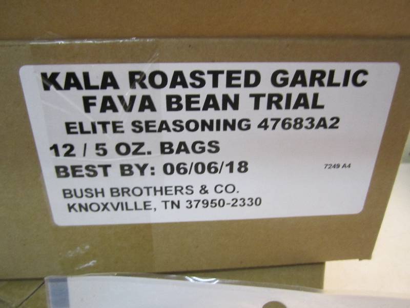 lot 135 image: 2 Cases of Roasted Garlic Kala Bean...