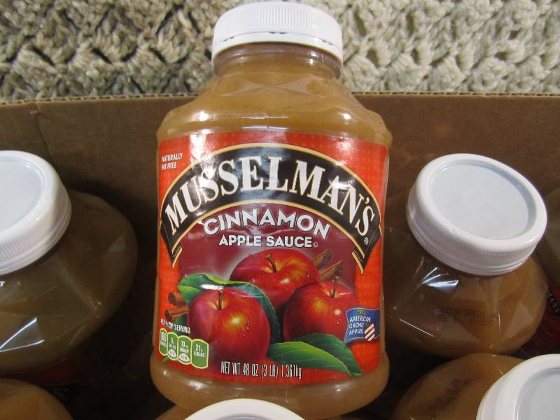 lot 138 image: Case of 8 Jars of Cinnamon Apple Sa...