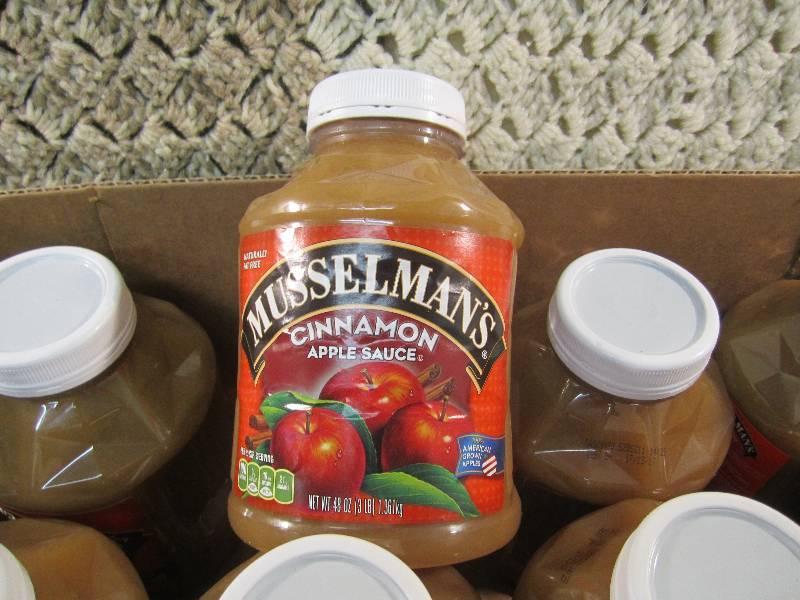 lot 139 image: Case of 8 Jars of Cinnamon Apple Sa...