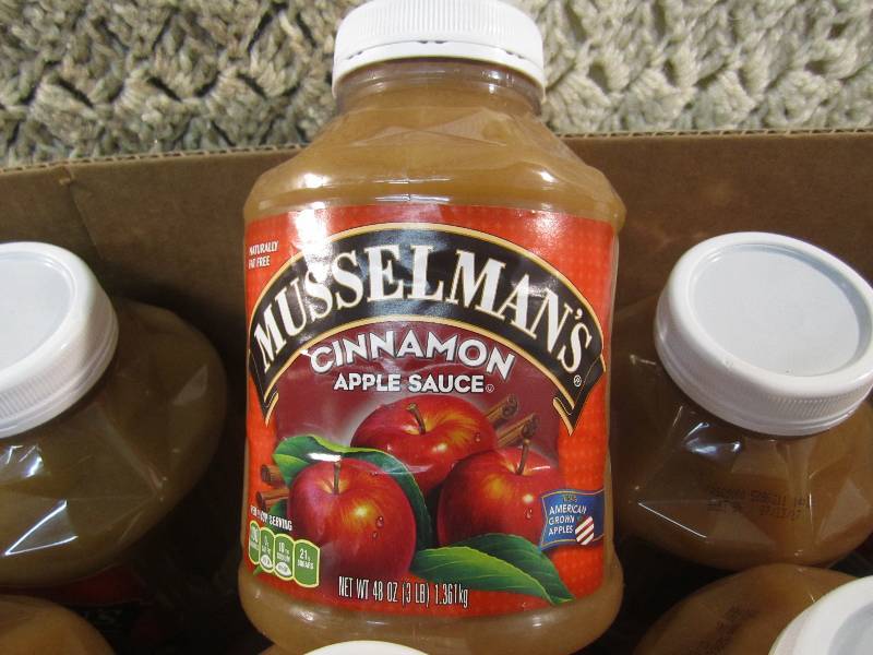lot 140 image: Case of 8 Jars of Cinnamon Apple Sa...
