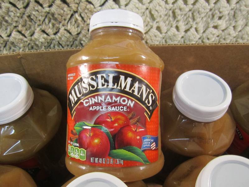 lot 141 image: Case of 8 Jars of Cinnamon Apple Sa...