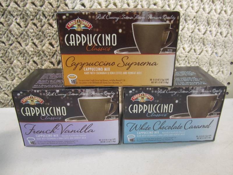 lot 151 image: 3 Boxes of Cappuccino Classics in 3...