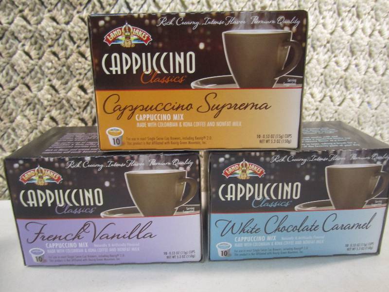 lot 154 image: 3 Boxes of Cappuccino Classics in 3...