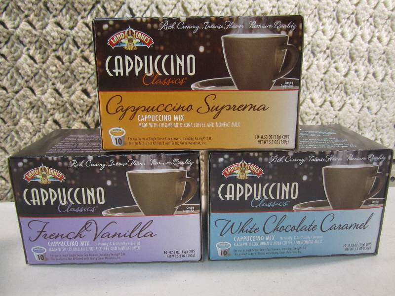 lot 155 image: 3 Boxes of Cappuccino Classics in 3...