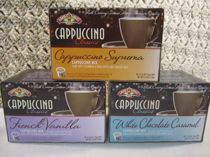lot 156 image: 3 Boxes of Cappuccino Classics in 3...