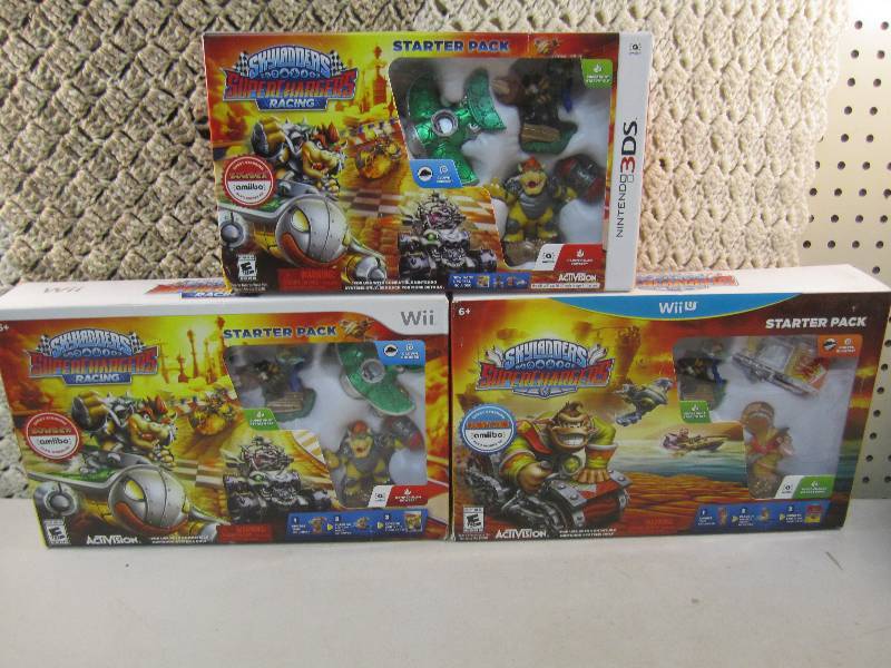 lot 160 image: Lot of 3 Skylanders SuperChargers R...