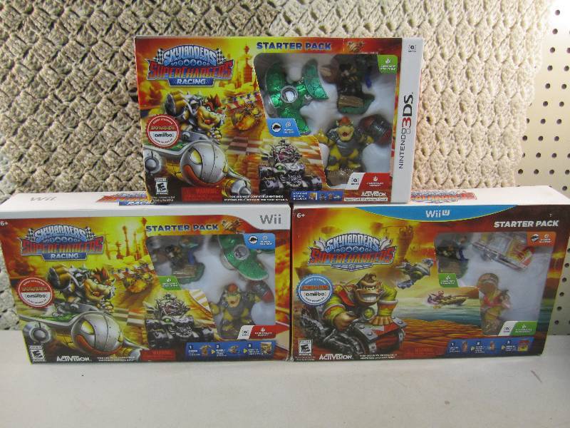 lot 161 image: Lot of 3 Skylanders SuperChargers R...