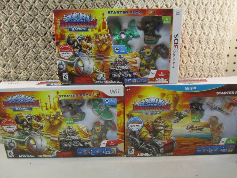 lot 162 image: Lot of 3 Skylanders SuperChargers R...