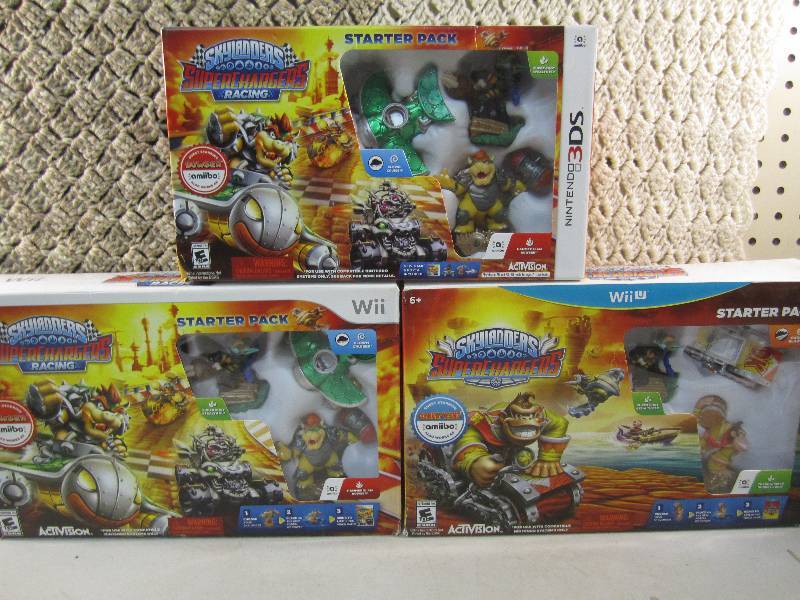lot 163 image: Lot of 3 Skylanders SuperChargers R...