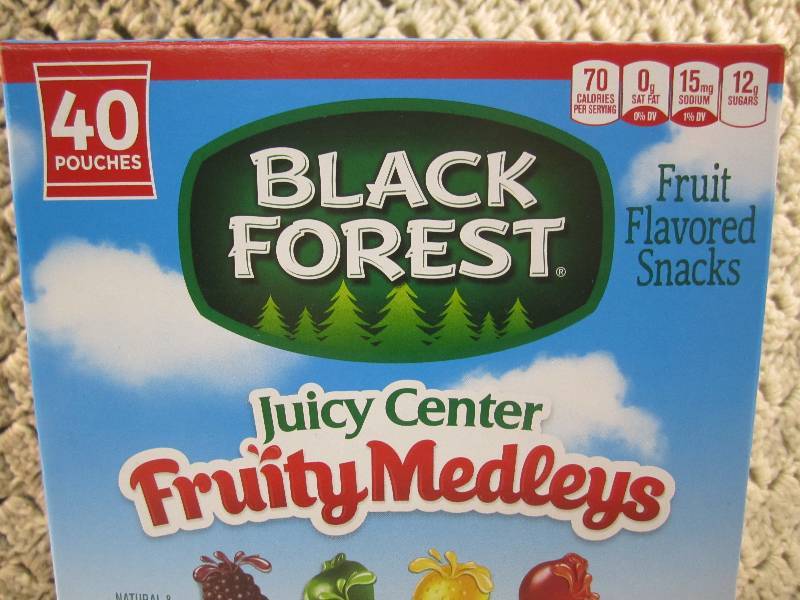 lot 209 image: Box with 40 Pouches Black Forest Fr...