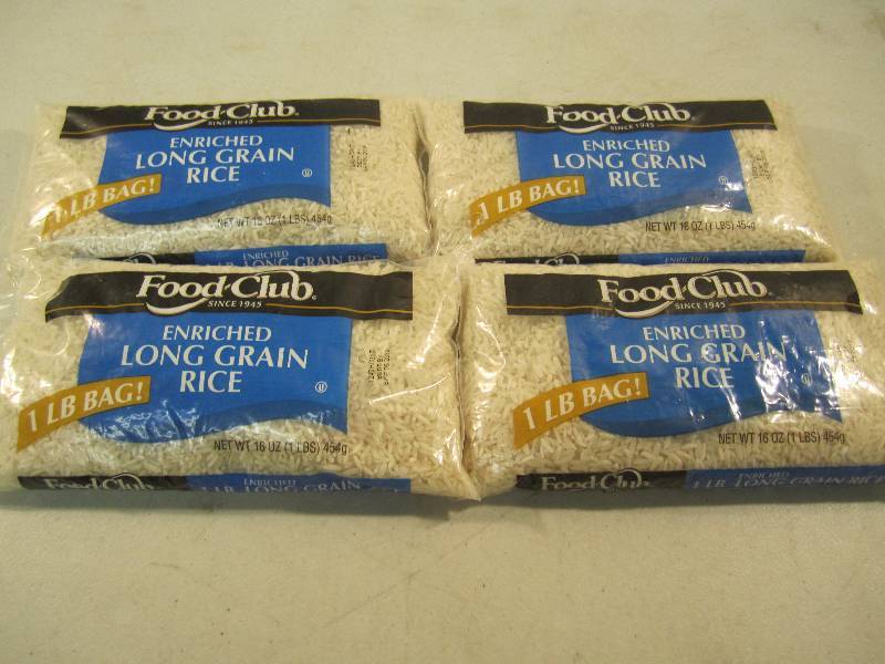 lot 236 image: 4 Pounds of Enriched Long Grain Ric...