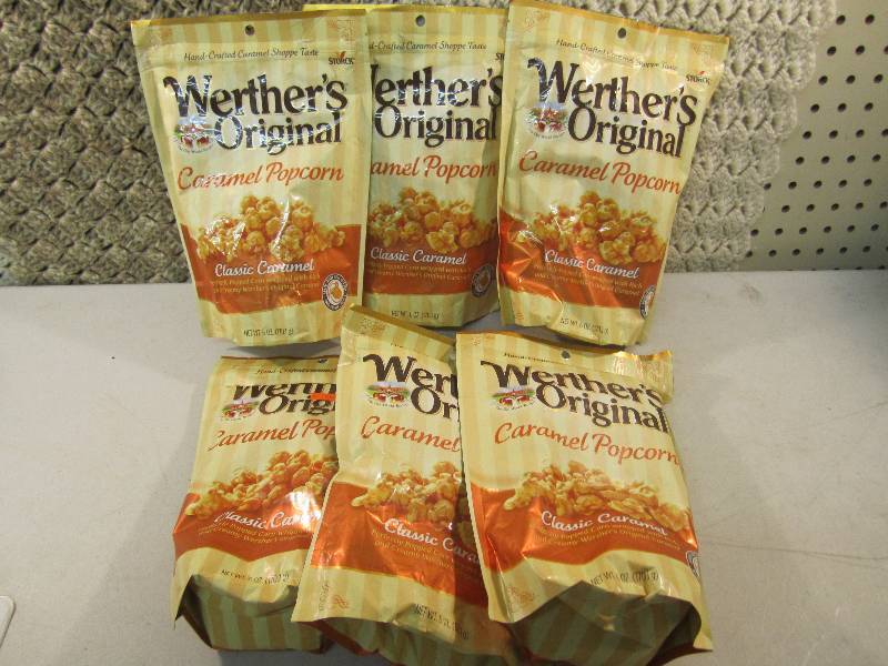 lot 246 image: Lot of 6 Bags Werthers Original Car...