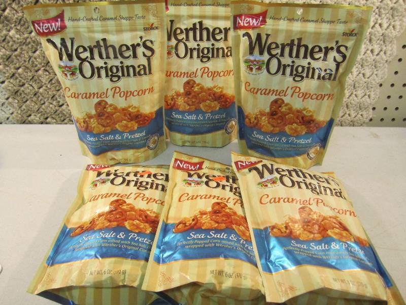 lot 248 image: Lot of 6 Bags Werthers Original Car...