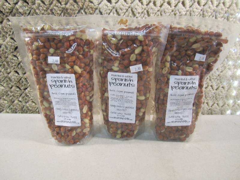lot 266 image: Lot of 3 Bags Roasted & Salted Span...