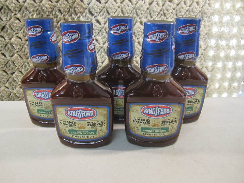 lot 268 image: Lot of 5 Bottles Kingsford Original...