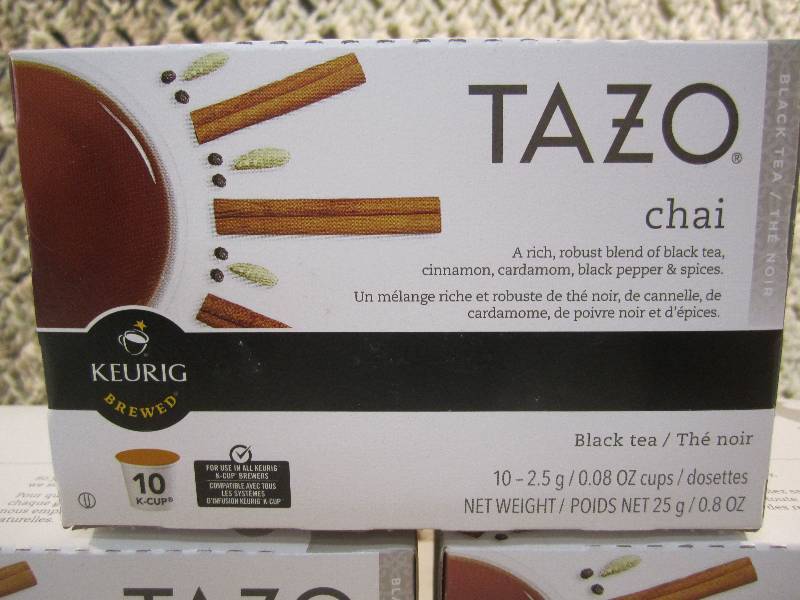 lot 282 image: Lot of 3 Boxes Keurig Brewed Tazo C...