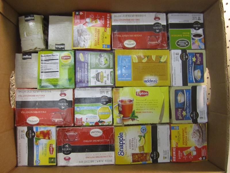lot 294 image: Mixed Lot of 18 Boxes Coffee and Te...