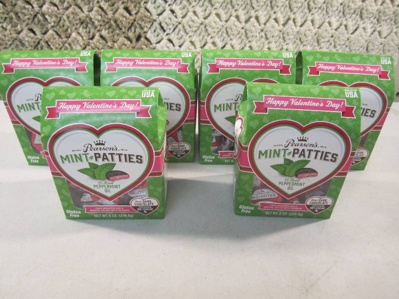 lot 300 image: Lot of 6 Boxes Pearsons Mint Pattie...