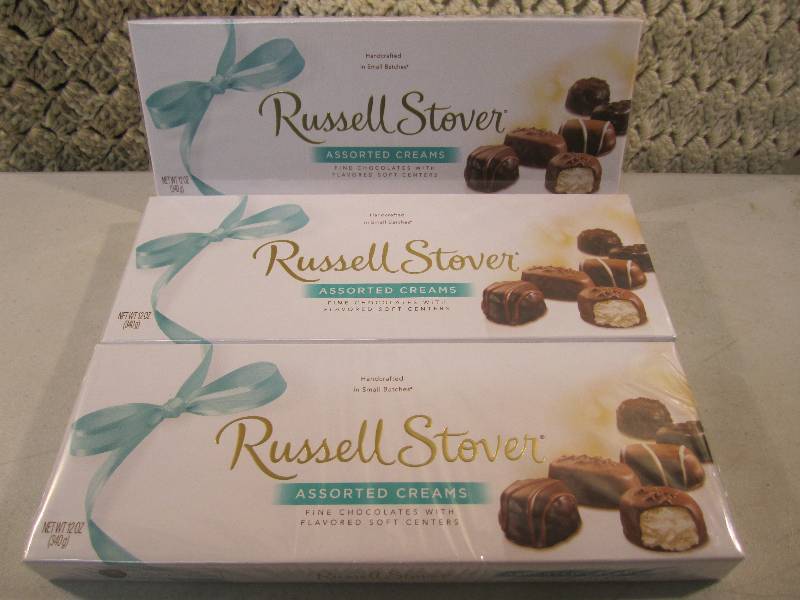 lot 309 image: Lot of 3 Boxes Russell Stover Assor...