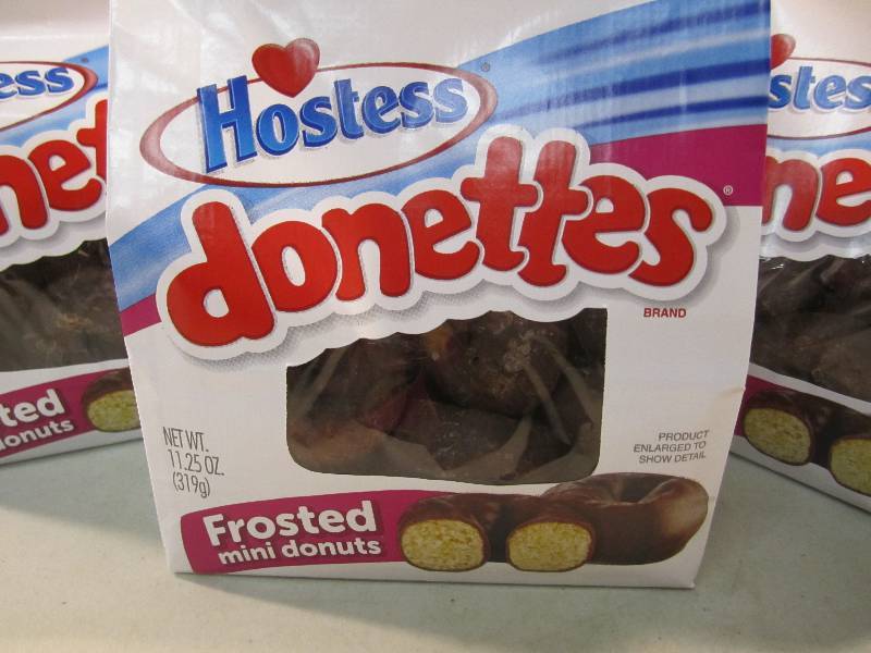 lot 317 image: Lot of 3 Bags Hostess Donettes Fros...