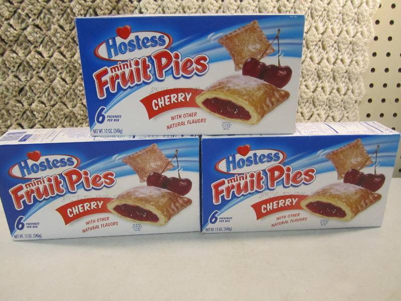 lot 320 image: Lot of 3 Boxes Hostess Mini Fruit P...