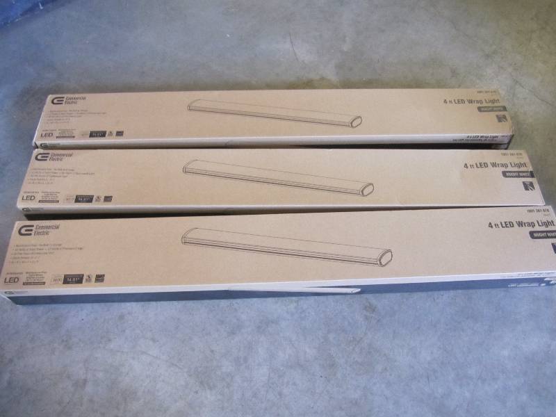 lot 3 image: Lot of 3 - 4 foot LED Wrap Lights B...