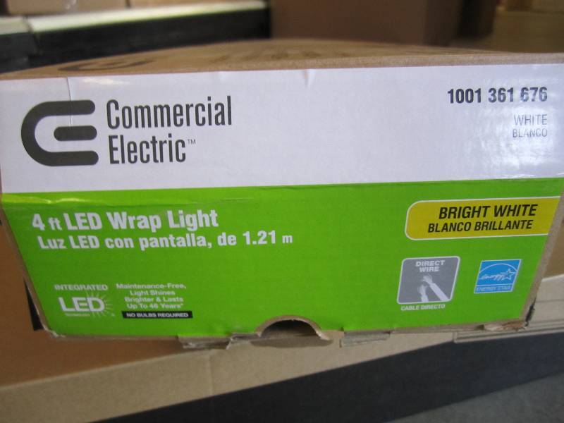 lot 4 image: Lot of 3 - 4 foot LED Wrap Lights B...