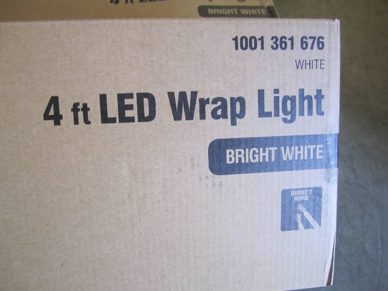 lot 6 image: Lot of 3 - 4 foot LED Wrap Lights B...