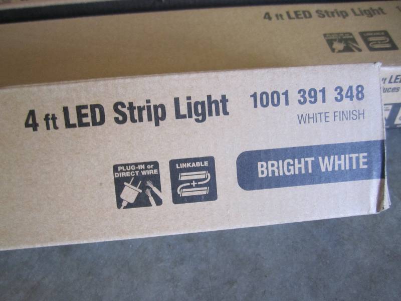 lot 14 image: Lot of 3 - 4 foot LED Strip Lights ...