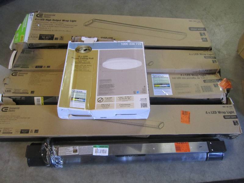 lot 21 image: Mix Lot of 6 LED Lights. Open Box 1...