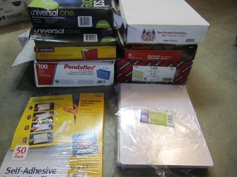 lot 23 image: Mixed Lot of File Folders, Hanging ...