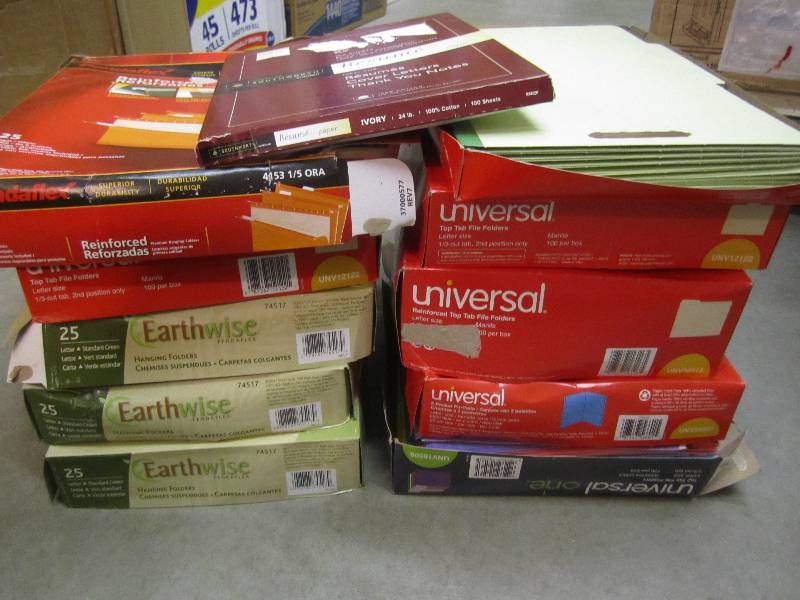 lot 25 image: Mixed Lot of File Folders, Pocket F...