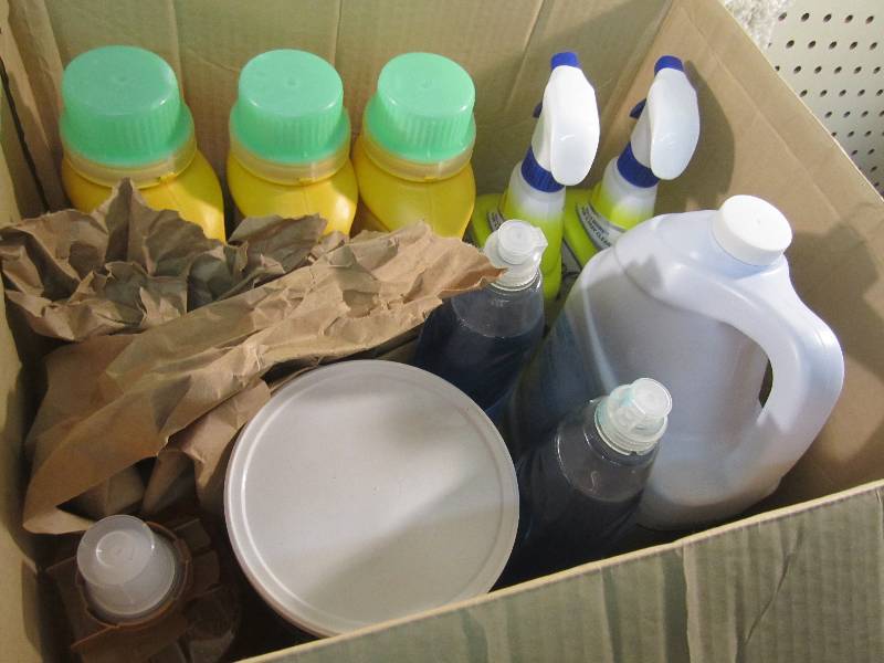 lot 48 image: Lot of Misc Cleaners Soaps etc. 10 ...