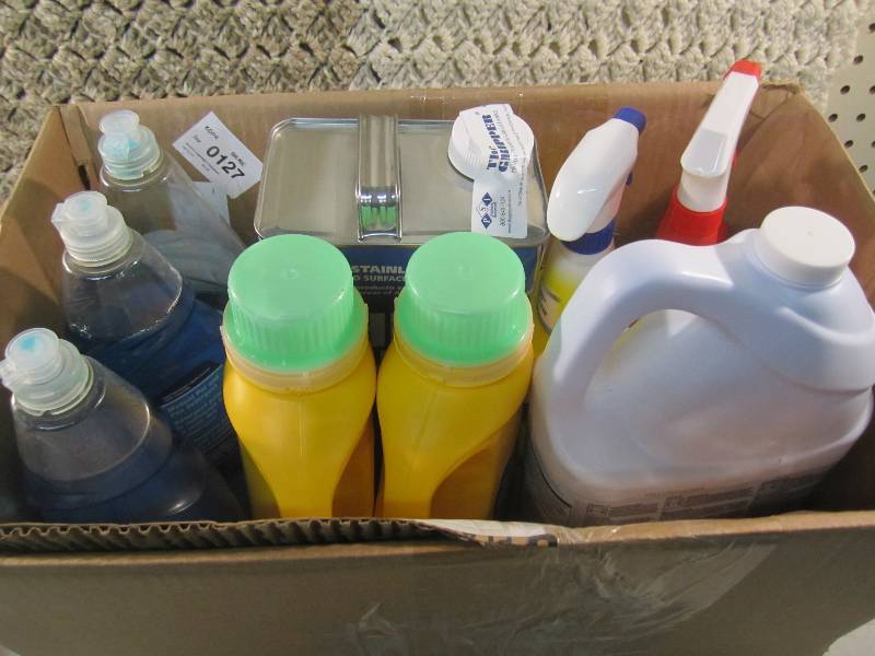 lot 50 image: Lot of Misc Cleaners Soaps etc. 9 C...